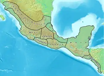 Image 13Mesoamerica and its cultural areas[according to whom?]  (from Mesoamerica)