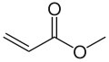 Methyl acrylate, an acrylic ester