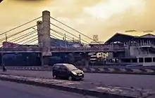 Metro bridge, part of the Mumbai Metro.