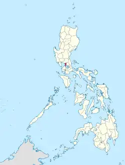 Map of the Philippines highlighting the National Capital Region