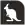 Pictogram of Oceanía metro station. It features the silhouette of a kangaroo.