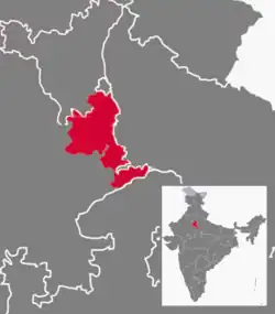 Location of Mewat