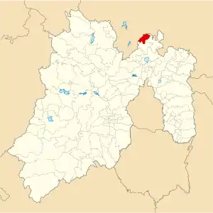 Location of Apaxco