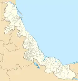 Location in Veracruz