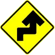 SP-9a: Sharp reverse curve (right)