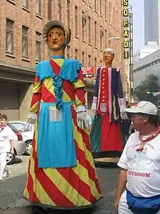 Processional giants of the Meyboom