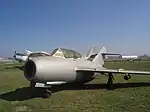 MIG-15 jet fighter plane