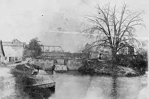 Miami and Erie Canal Lock in Ohio, United States