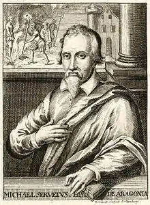 Michael Servetus (1511-1553). Known as the first European to correctly describe pulmonary circulation.