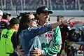 Self and his wife Dana at Talladega in 2019