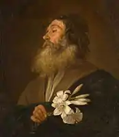 St Joseph holding white lilies (1650), Kunsthistorisches Museum, Vienna.