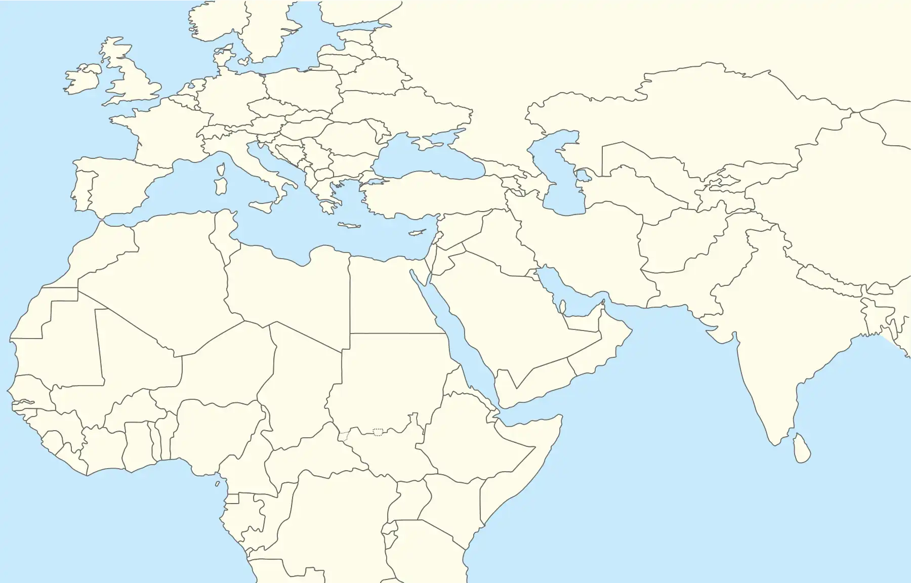 Location of the Sea of Galilee.