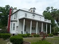 The "Edinfield" House is the only home located on Wharf Street