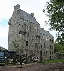 Courtyard view of castle