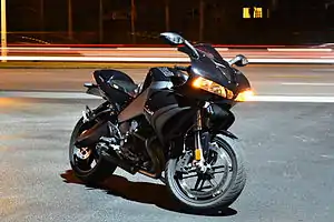 Midnight Black 2009 Buell 1125R