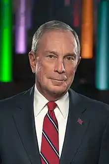 Former Mayor of New York City Michael Bloomberg of New York