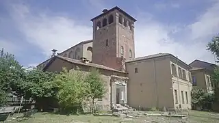 Roman tower within the Archaeological Museum.