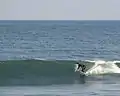 Surfer at Minamibōsō coast