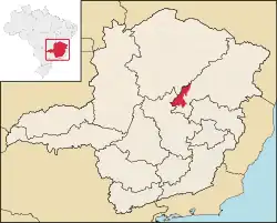 Location in Minas Gerais