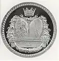 King Gustav V and Queen  Victoria wedding (reverse)