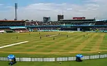 Image 38A cricket match between Bangladesh & India at the Sher-e-Bangla Cricket Stadium in Dhaka. (from Culture of Bangladesh)