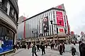 Mitsukoshi department store at Ginza. There are two symbols of lion heads at the entrance, and is a popular meeting place.