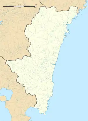 RJFN is located in Miyazaki Prefecture