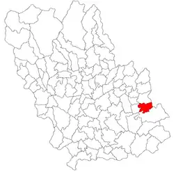 Location in Prahova County