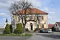 Former school and World War I memorial