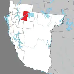 Location within Témiscamingue RCM