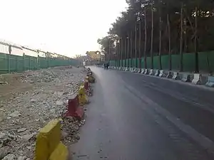 Way inside of Mohajer, under construction by Isfahan Metro project.