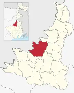 Location in West Bengal