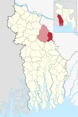 Location of Mohammadpur