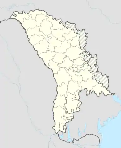 Hădărăuți is located in Moldova