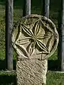 Cantabrian stele at the Monastery of Iranzu, Navarre