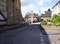 Church Road, with Monkton Combe School on the left