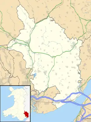 Tintern is located in Monmouthshire