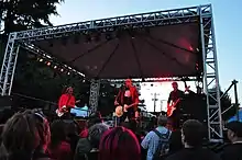 Mono Men performing at West Seattle Summer Fest, 2013