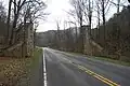 Entrance gate along Old US 33 east of Elkins.