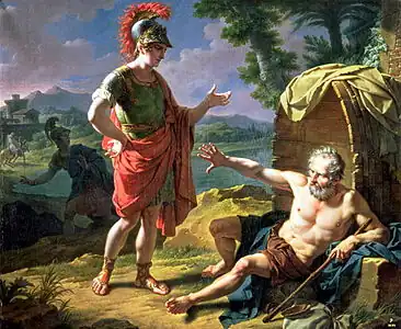 Alexandre et Diogène (1818),musée de Rouen.