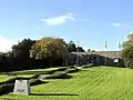 Entrance to Mont-de-Huisnes German war cemetery