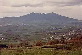 Mount Vulture an extinct volcano at an elevation of 1,326m