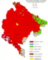 Ethnic structure of Montenegro by settlements 1981