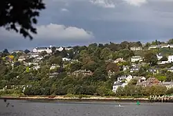 Montenotte as seen from the opposite (south) side of the River Lee