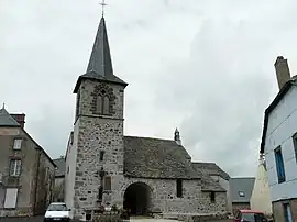 The church of Saint-Laurent, in Montgreleix