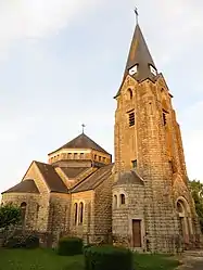 The church in Montigny-devant-Sassey