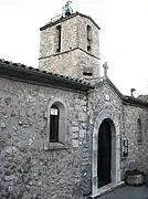 Church of Notre Dame dating from the 12th century (Entrance), December 2010