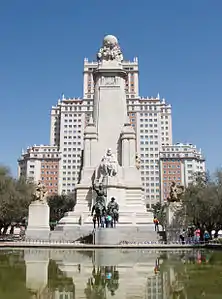 Cervantes Monument at Plaza de España (Madrid)