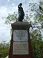 Monument dedicated, in turn, to "those disowned both by Heaven and Earth, buried here for half a century", and to Protestants in particular, "buried here for their faith in Christ".