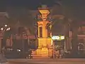 Monument to Fallen Italian Soldiers by night.